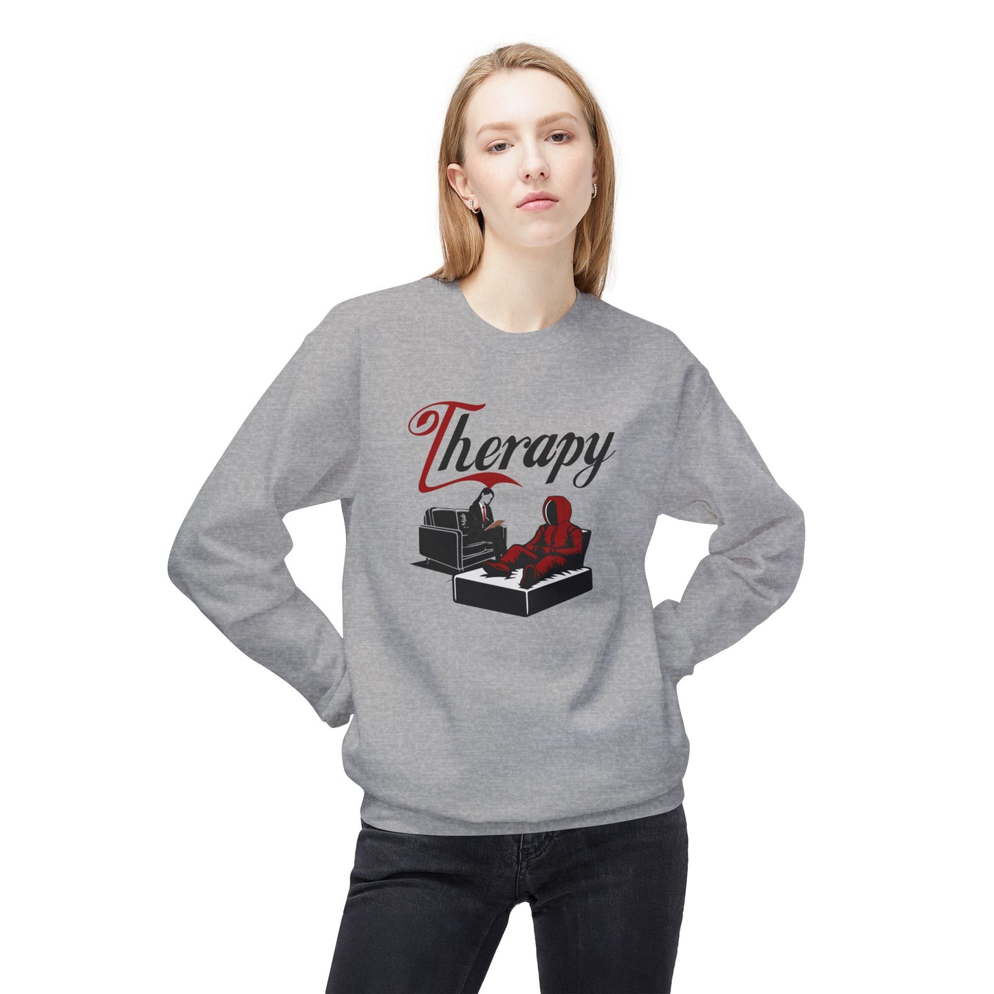 Therapy Sweatshirt Mental Health Matter