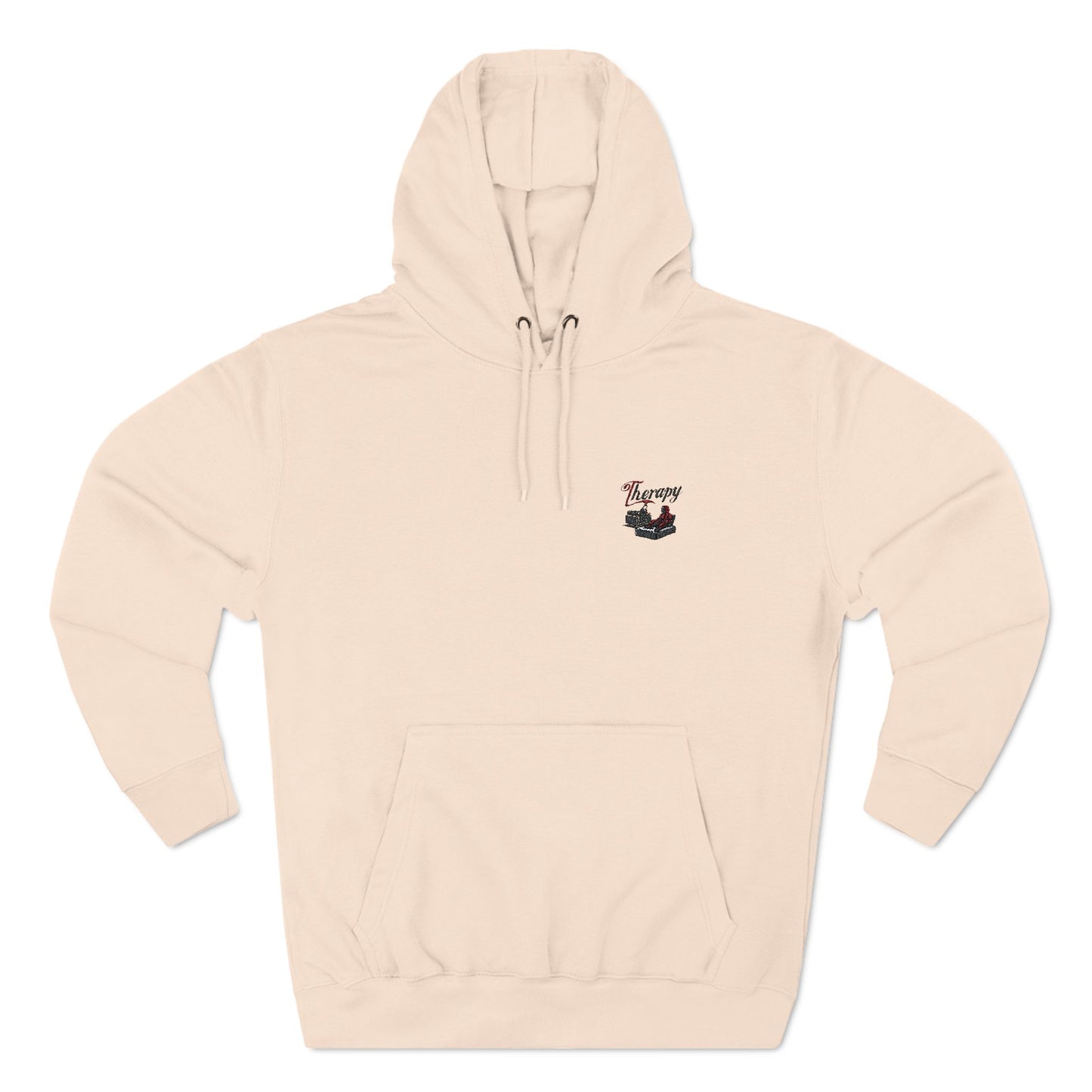 Three-Panel Fleece Hoodie